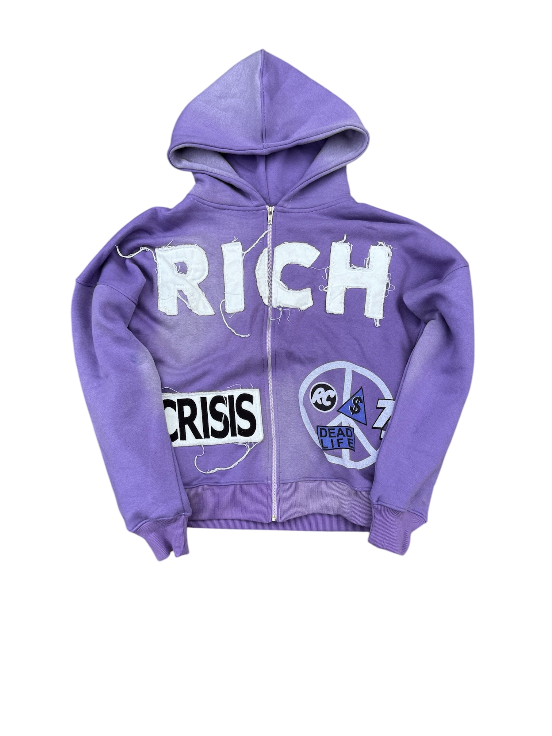 PURPLE RICH ZIPUP
